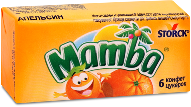 Цукерки жувальні "Mamba" 26.5г /Storck/