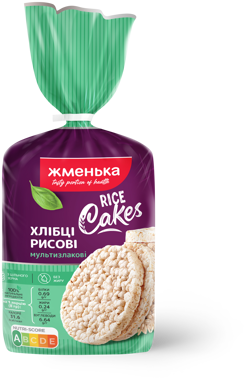 Хлібці рисові мультизлакові 100гр /Жменька/
