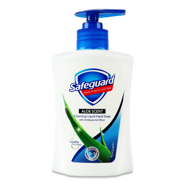 Мило рідке SAFEGUARD з алоє 225мл /P&G/