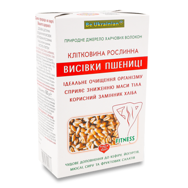 Клітковина з висівок пшениці 160г к/уп /Golden Kings/