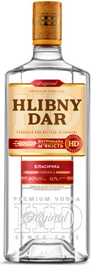 Горілка "Хлібний дар" класична 0.7л /ЩХ/