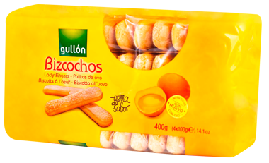 Печиво бісквітне "Tiramisu Savoiardi" з яйцем 400г /Gullon/