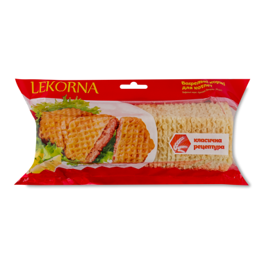 Вафельні коржі  "Бризолі" 50г /Lekorna/