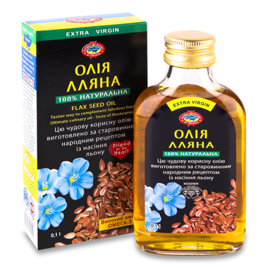 Олія лляна 0.1л /Golden Kings/