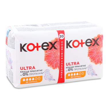 Прокладки Котекс Ultra Dry&SofT normal 20шт