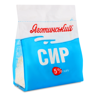 Сир кисломолочний 5% 350г /Яготинське/