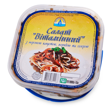 Салат "Вітамінний" з морськ капусти ваг /Галс/