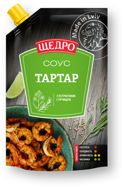 Соус "Тартар" д/п 200г /Щедро/