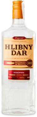 Горілка "Хлібний дар" класична 0.37л
