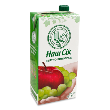Нектар "Наш Сік" виноград/яблуко 1.93л /ОКЗДХ/