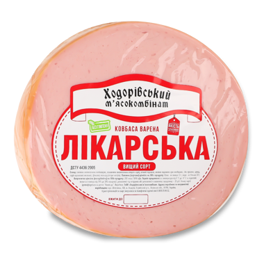 Ковбаса Лікарська вар.ваг."Ходорівський МК"