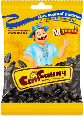 Насіння соняшника "Сан Санич" M смажене 70г