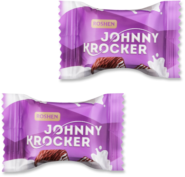 Цукерки "Johnny Krocker" молоко ваг /Рошен/