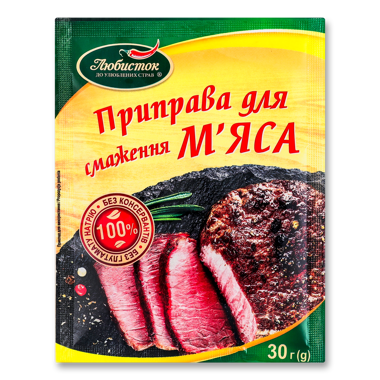 Приправа "Для смаження м'яса" 30г /Любисток/