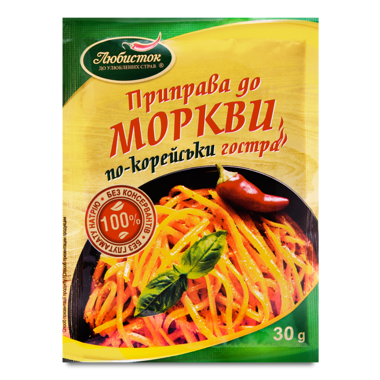 Приправа "До Моркви по-корейськи" Гостра 30г /Любисток/