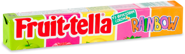 Цукерки жувальні "Фрутелла" Веселка 41г /ВанМ/