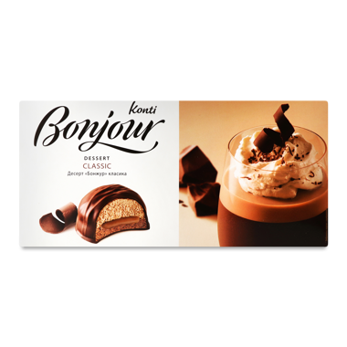 Десерт "Бонжур" класика 232г /Конті/
