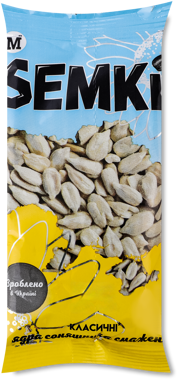 Насіння соняшника "SEMKI" смаж/очищ 50г