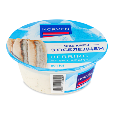 Фіш крем з оселедцем 80г /Norven/