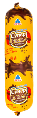 Морозиво "Супер шоколад" 500г /Рудь/