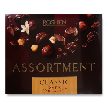 Цукерки "Roshen Assortment" Classic dark 154г /Рошен/
