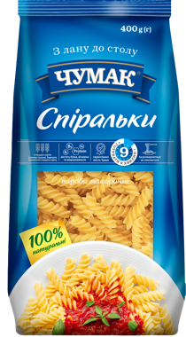 Макарони "Чумак" спіральки 400г
