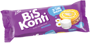 Рулет "Bis Konti" молоко 150г /Конті/
