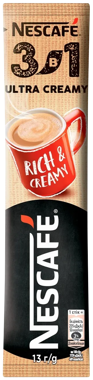 Кава "Нескафе" 3в1 УльтраКрем /стік/ 12г /Нестле/