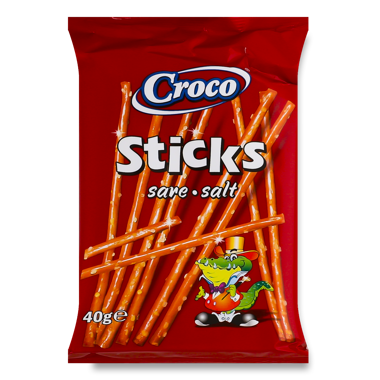 Соломка "Croco Sticks" солона 40г