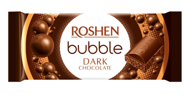 Шоколад "Рошен" пористий екстрачорний 80г