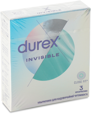 Презерв Durex N3  Invisible 