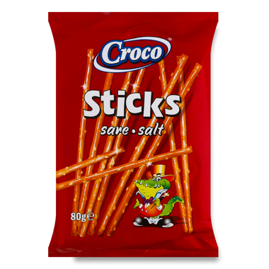 Соломка "Croco Sticks" солона 80г