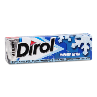 Жув.гум "Dirol" морозна м'ята 14г /ДН/