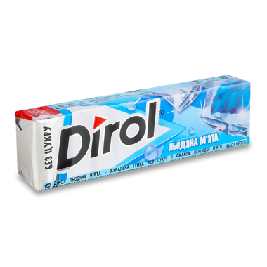 Жув.гум "Dirol" льодяна м'ята 14г /ДН/