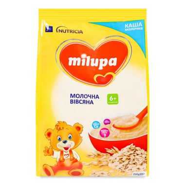 Каша "Milupa" мол вівсяна від 6-х міс 210г м/уп /Нутріція/
