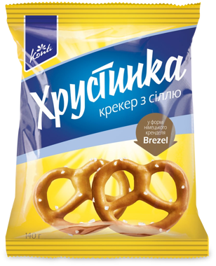 Крекер "Хрустинка" з сіллю 140г /Конті/
