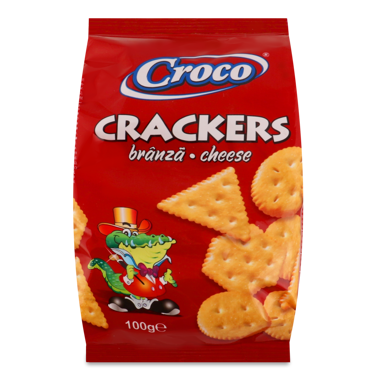 Крекер "Croco Crackers" з сиром 100г