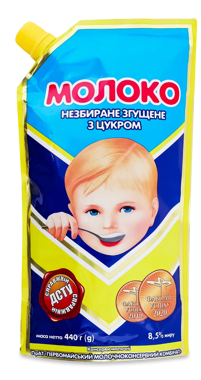 Молоко згущ 8.5% ГОСТ д/п 440г /Первомайський МКК/