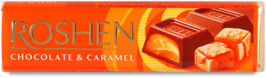 Батон "Рошен" мол-шок з карамельною нач 40г