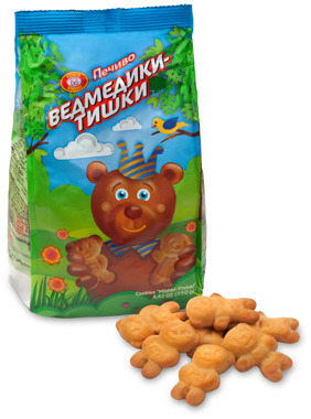 Печиво "Ведмедики-Тишки" 250г /ХБФ/