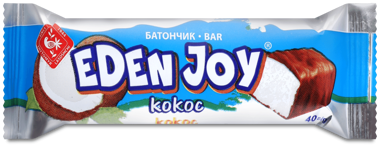 Батончик "Еден Джой" кокос 40г /ЖЛ/