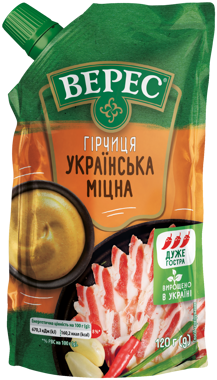 Гірчиця "Верес" Українська міцна  д/п 120г