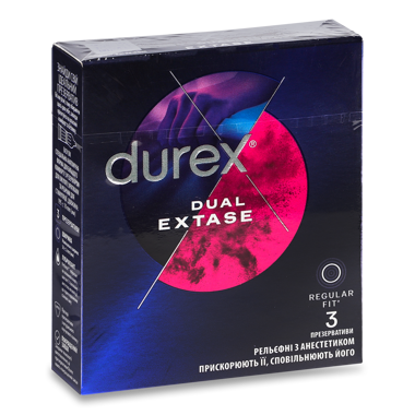 Презерв Durex N3 DualExtase