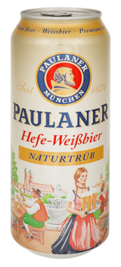 Пиво "Paulaner" Hefe-Weissbier 0.5л ж/б