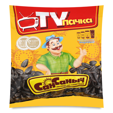 Насіння соняшника "Сан Санич" XL смажене несол 155г