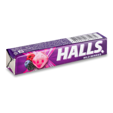 Льодяники "Halls" лісові ягоди 25.2г /ДН/