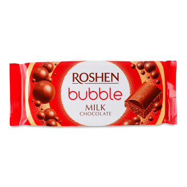 Шоколад "Рошен" пористий молочний 80г