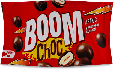 Драже "Boom Chok" арахіс/мол.шоколад 45г 
