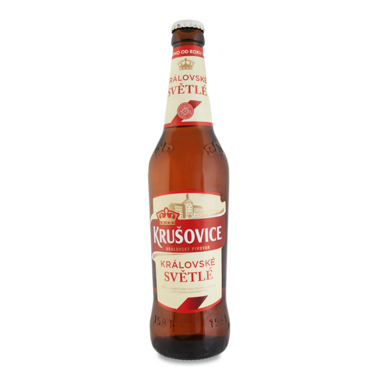 Пиво "Krusovice" Svetle 0.5л скло /Радомишль/