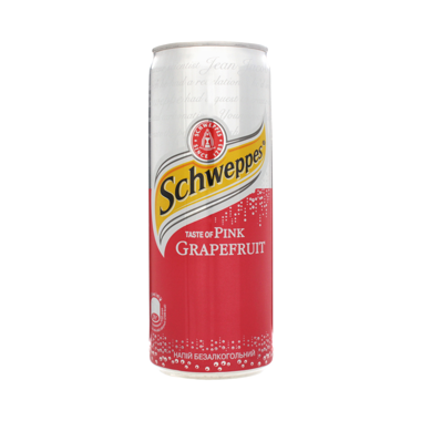 Напій "Schweppes" рожевий грейпфрут 0.33л ж/б /КК/